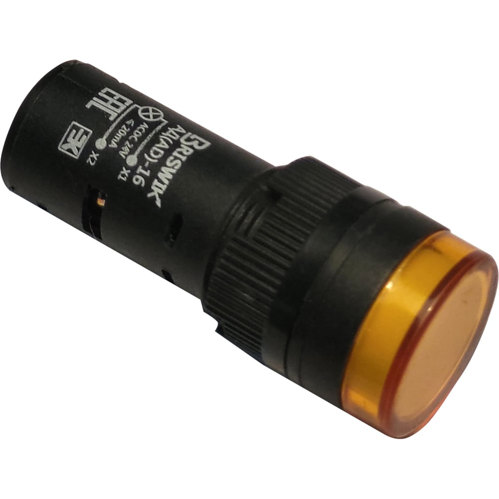 Изображение товара Индикатор светодиодный Briswik АД(AD)-16 желтый 24В AC/DC IP65