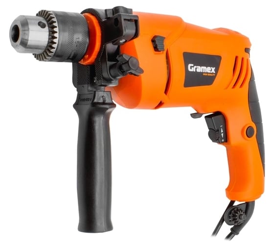 Изображение товара Дрель электрическая ударная Gramex HID-710 (710Вт, 0-3000 об/мин, 0-41400 уд/мин) 4190