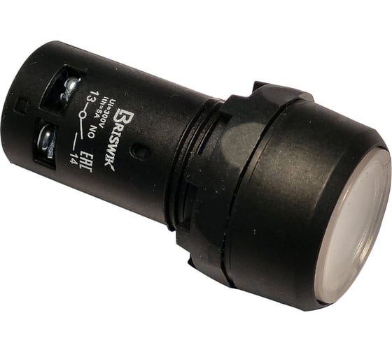 Изображение товара Выключатель Briswik КМЕ 1110м -Л 220В белый 1но+0нз Цилиндр-моноблок IP40 с Индикацией XB7NW37M1.BR