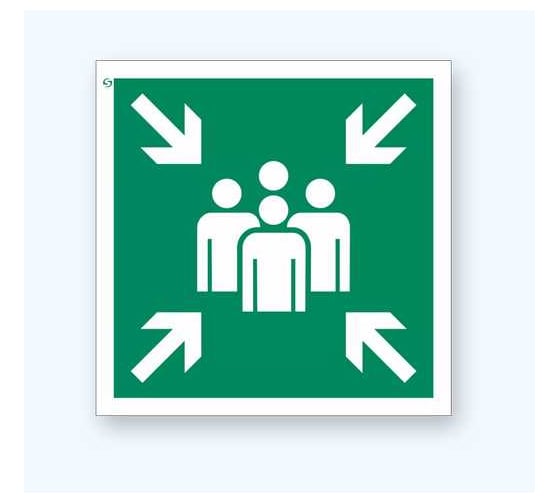 Изображение товара Знак Стандарт Е21 "Пункт (место) сбора" 00-00028459 (200x200 мм, пленка ПП)