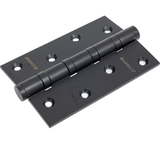 Изображение товара Петля универсальная ARCHIE A010-C 100x70x3-4BB-1BL латунь, матовый черный, без короны 940002023144