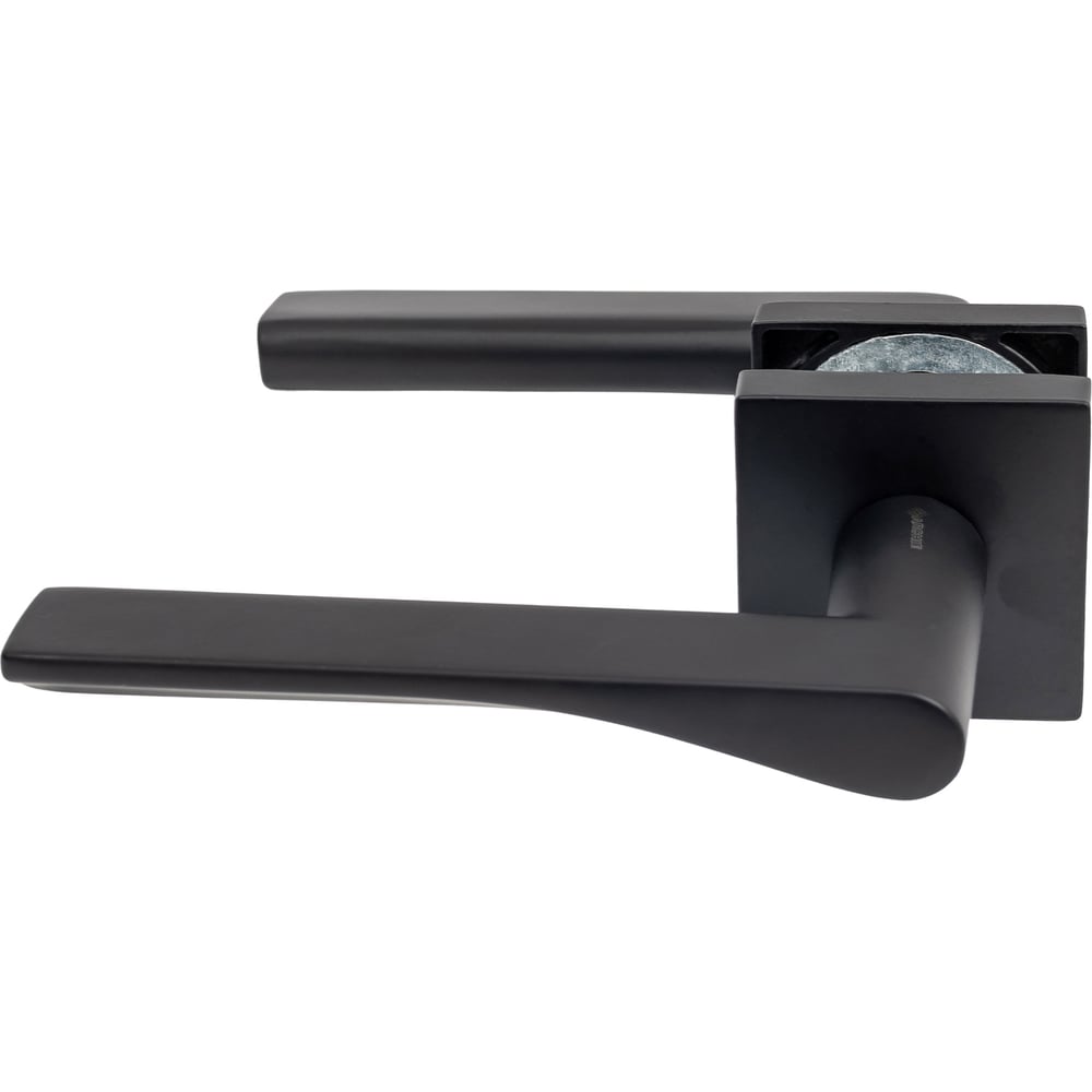 Изображение товара Дверная ручка ARCHIE L040 71BL квадратная матовая черная для межкомнатных дверей