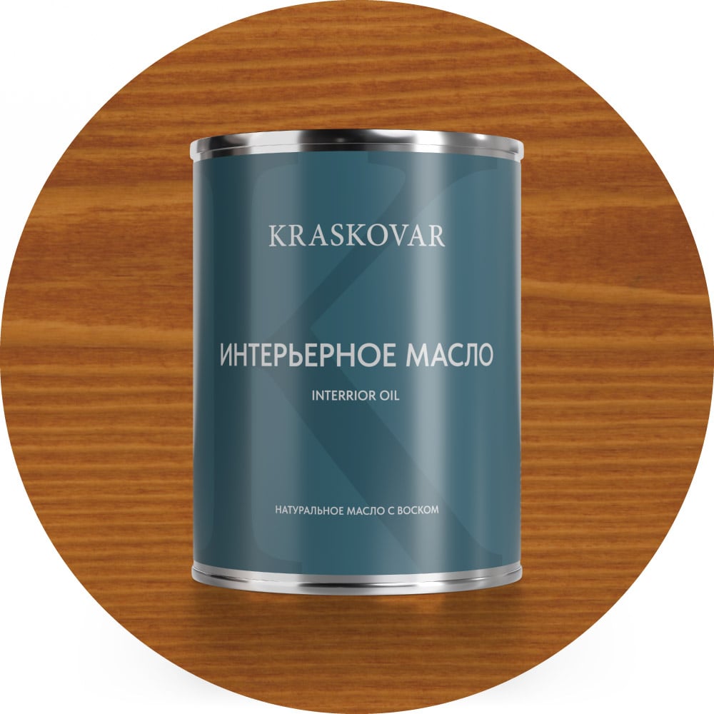 Изображение товара Масло для пропитки древесины Kraskovar Deco Oil Interior осенний клен 075л