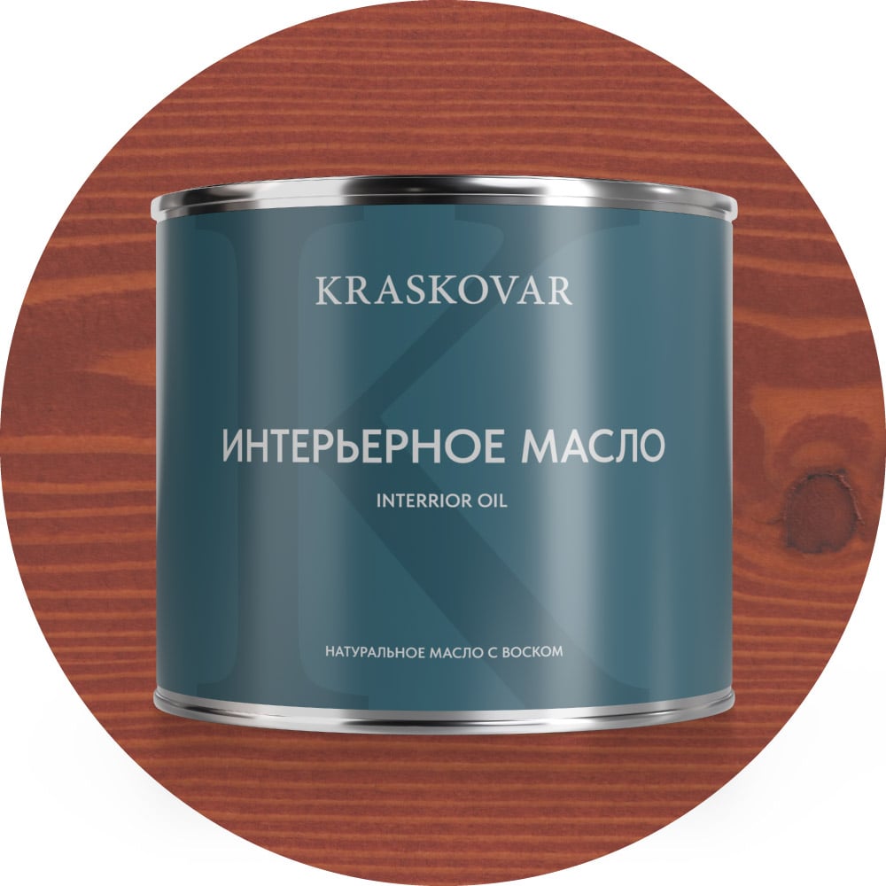 Изображение товара Масло для интерьера Kraskovar Deco Oil Interior вишня 2.2 л защитное и декоративное масло