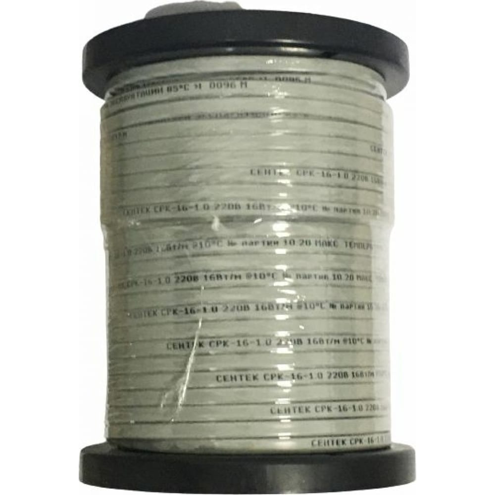 фото Нагревательный саморегулирующийся кабель sentek срк-16-1 16вт/м, сечение 1 мм кв, катушка 100м 04-00001890