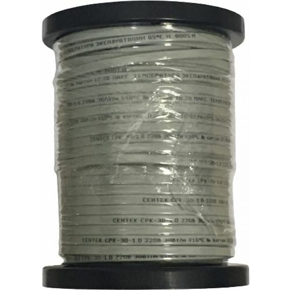фото Нагревательный саморегулирующийся кабель sentek срк-30-1 30вт/м, сечение 1 мм кв, катушка 100м 04-00001891