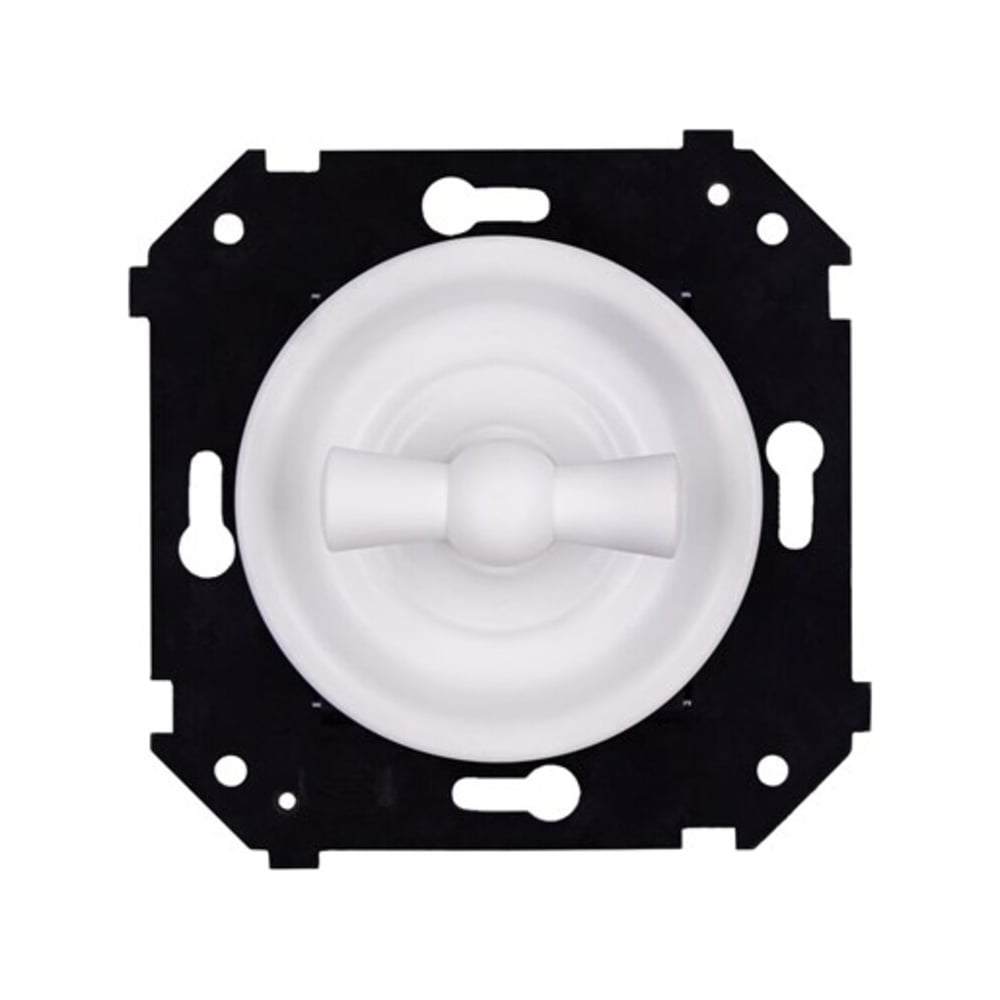 Изображение товара Выключатель 1-клавишный Bironi B3-200-21M встраиваемый белый матовый