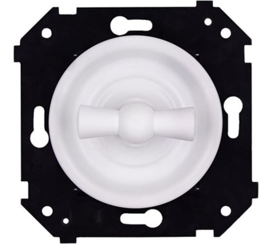 Изображение товара Выключатель 1-клавишный Bironi (скрытый монтаж), Белый матовый B3-200-21M