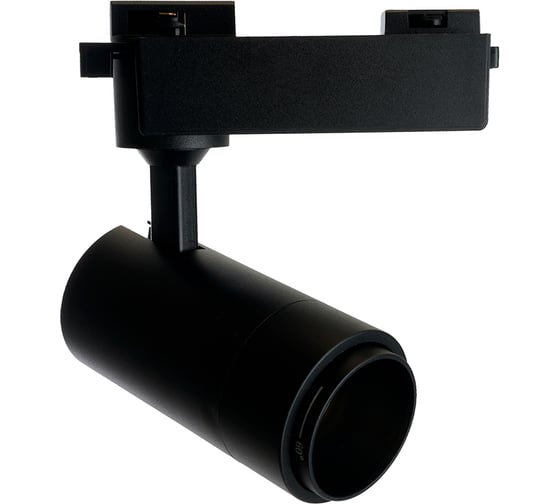 Изображение товара Светодиодный светильник FERON AL137 трековый однофазный на шинопровод 12W 4000K черный, изменяемый угол освещения 15-60град, 51174
