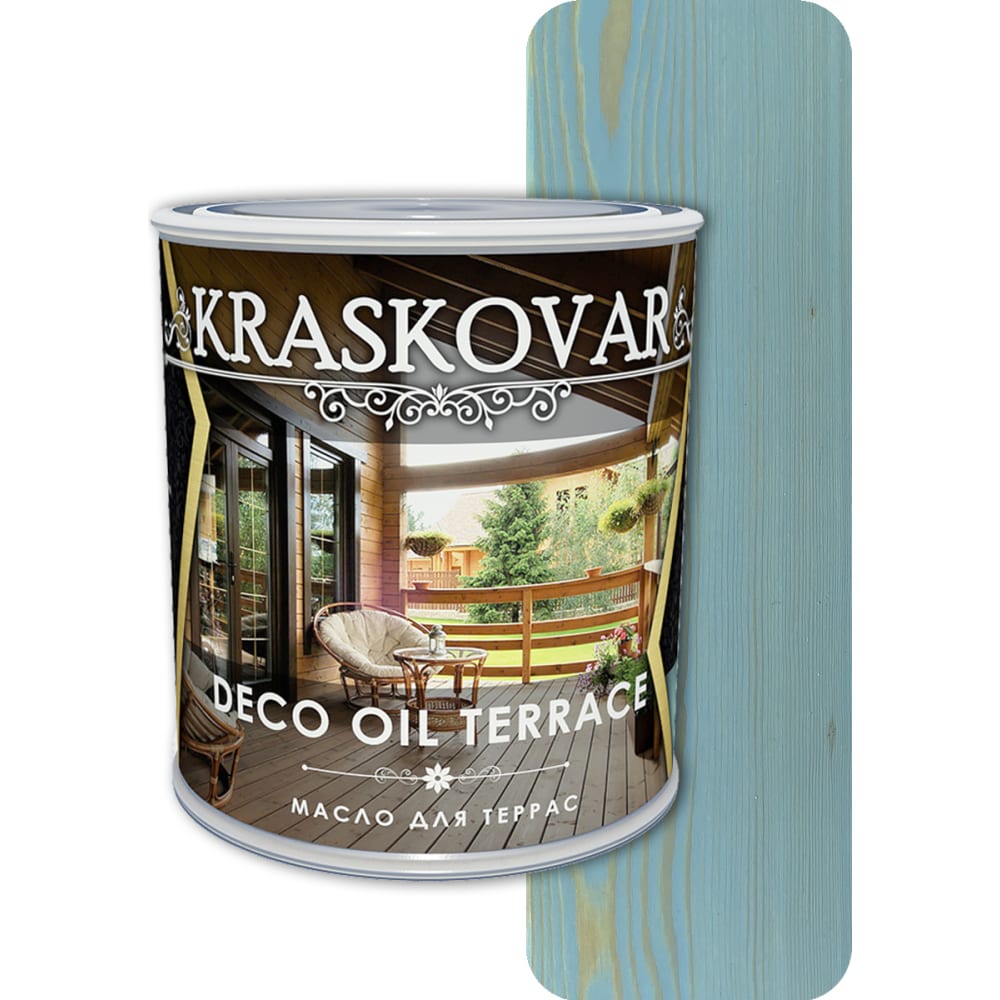 Масло для террас Kraskovar 1283 Deco Oil Terrace - фото 1