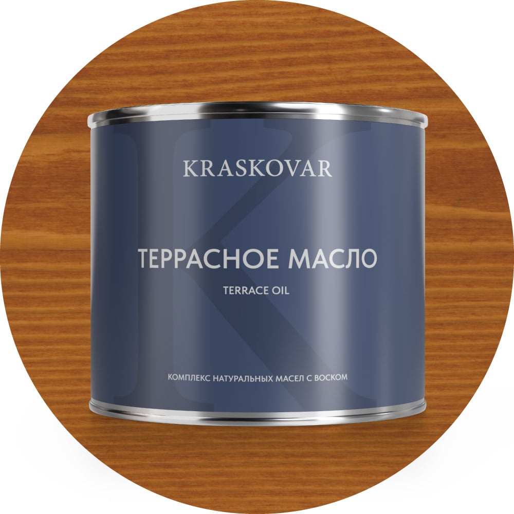 Изображение товара Масло для террас Kraskovar Deco Oil Terrace 2.2 л осенний клен