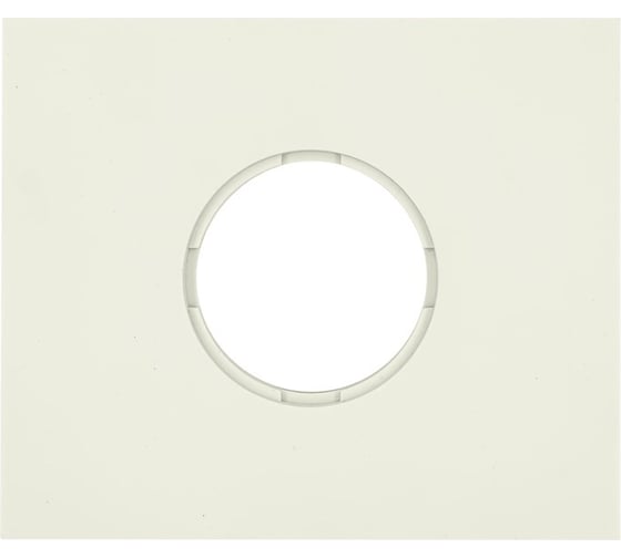 Изображение товара Рамка 1 постовая Bironi скрытый монтаж, Шедель Бриз, пластик, цвет Слоновая кость матовый BF6-610-211M