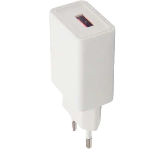 Изображение товара Сетевое зарядное устройство GoPower GP1U 1USB 2.4A 12W белый 00-00018569