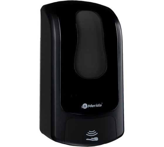 Изображение товара Дозатор для жидкого мыла Merida ONE пластиковый, сенсорный, картриджный, черный DEC123