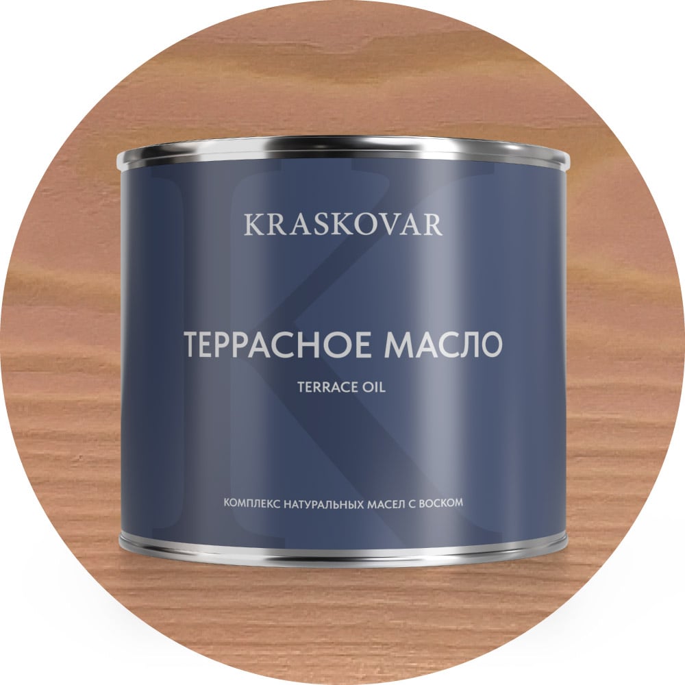 Изображение товара Масло для пропитки дерева Kraskovar Имбирь 2,2л натуральное защитное покрытие Изображение товара Масло для пропитки дерева Kraskovar Имбирь 2,2л натуральное защитное покрытие