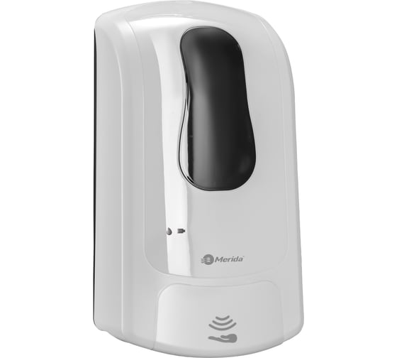 Изображение товара Дозатор для жидкого мыла Merida ONE пластиковый, сенсорный, наливной, белый, 1 л DEB101