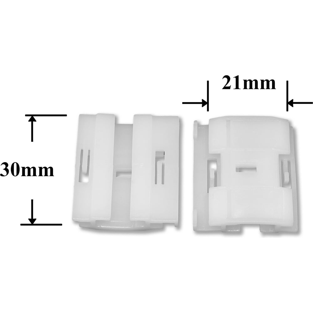 Изображение товара Автокрепеж для Renault 10 шт пластиковые белые крепежи для молдингов