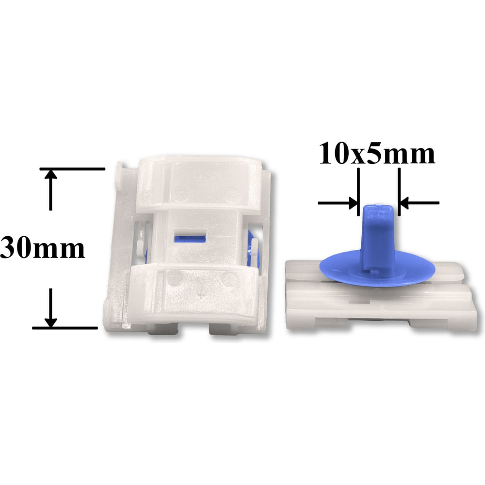 Изображение товара Автокрепеж для Renault 10 шт 7701040837 крепежные элементы пластиковый дизайн
