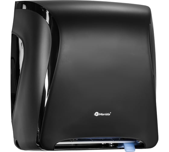 Изображение товара Диспенсер бумажных полотенец в рулонах Merida ONE пластиковый, автоматик, механический, черный CEC301