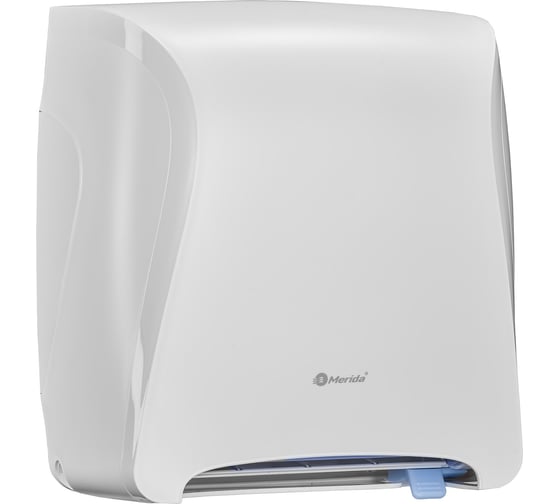 Изображение товара Диспенсер бумажных полотенец в рулонах Merida ONE пластиковый, автоматик, механический, белый CEB301