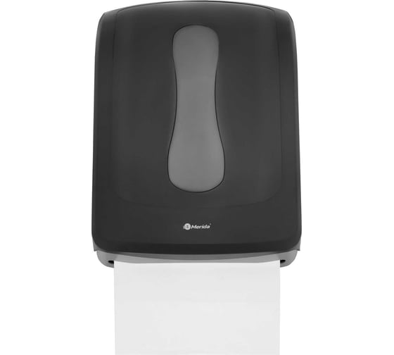 Изображение товара Диспенсер для бумажных полотенец Merida в листах Z-сл. ONE пластиковый, объем 2 пач., черный AEC101