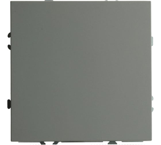 Изображение товара Переключатель 1-клавишный (механизм) STEKKER 250В, 10A, серия Эмили, RSW10-5105-10, платиново-серый, soft touch , 49945