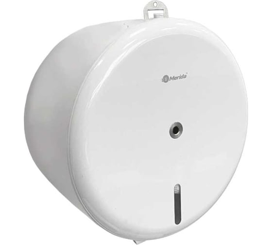 Изображение товара Диспенсер туалетной бумаги с центральной вытяжкой Merida ONE пластиковый, белый CEB101