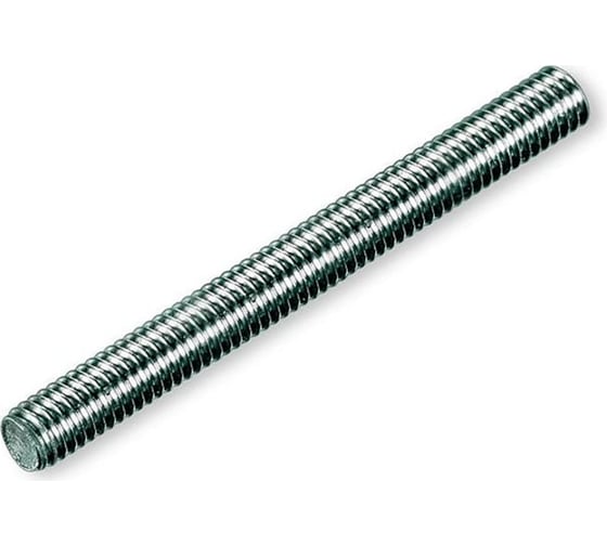 Изображение товара Шпилька резьбовая КРЕП-КОМП цинк DIN975 м4x2000 класс прочности 4,8, 1 шт. шр42мф