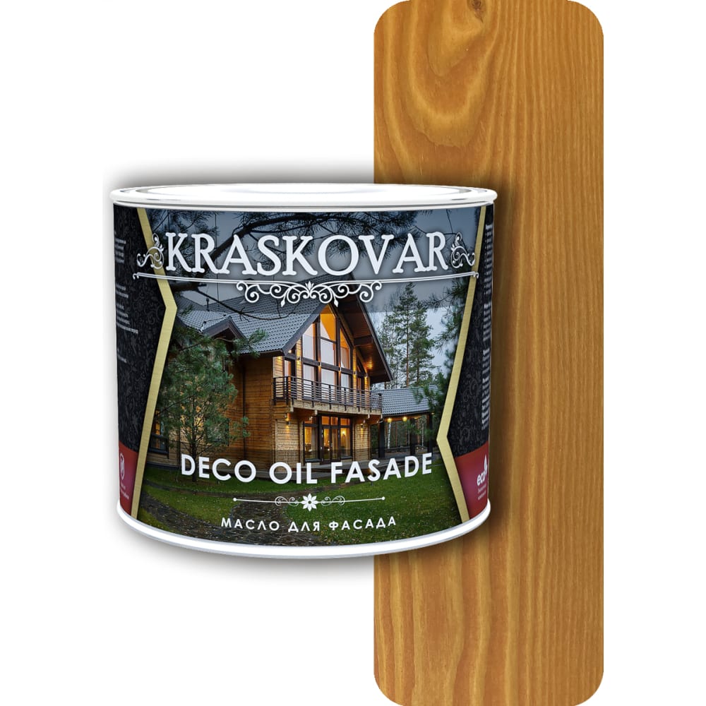 Масло для фасада Kraskovar масло для наружных работ veres