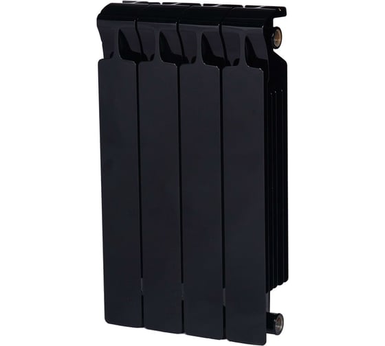 Изображение товара Биметаллический радиатор RIFAR  MONOLIT 500 Антрацит 04 секц. бок. R-MN-500-04-AN