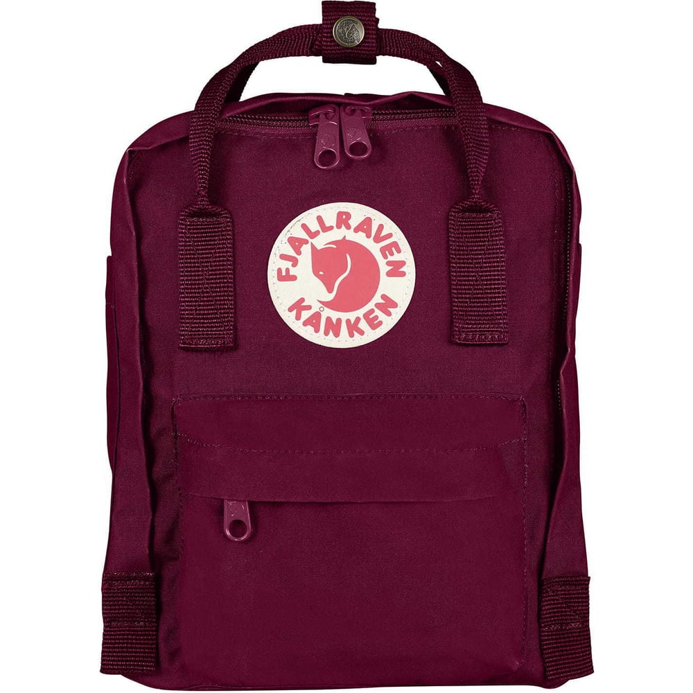 фото Рюкзак fjallraven kanken mini, бордовый, 20х13х29 см, 7 л, f23561-420