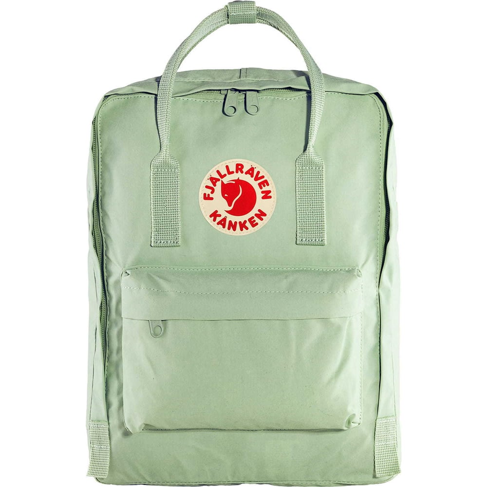 фото Рюкзак fjallraven kanken, мятный, 27х13х38 см, 16 л, f23510-600