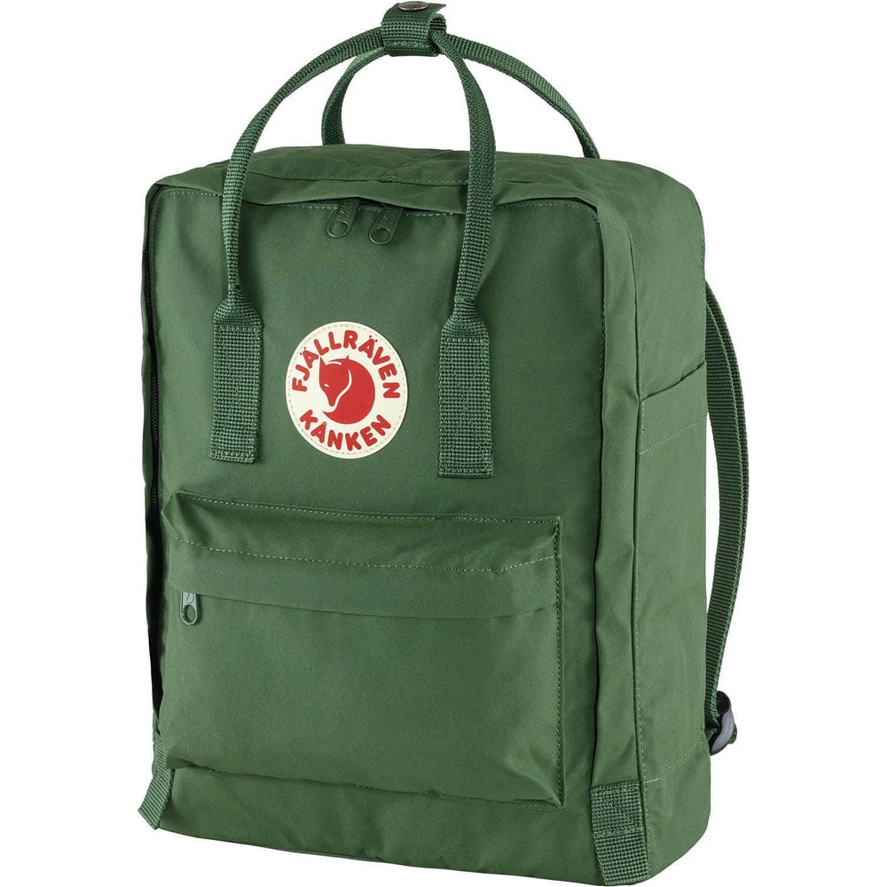 фото Рюкзак fjallraven kanken, зеленый, 27х13х38 см, 16 л, f23510-621