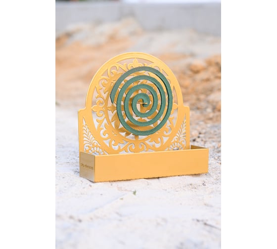 Изображение товара Держатель для москитной спирали СКП Шамбала 180х200 мм, сталь 1 мм ДСШ-001З