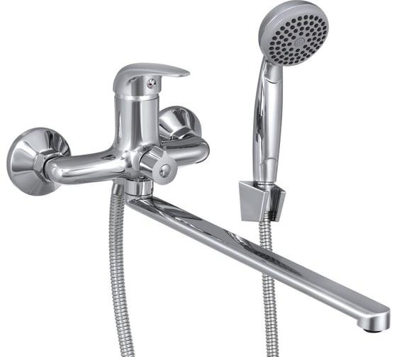 Изображение товара Универсальный смеситель СЛАВЕН с поворотным изливом, переключатель флажковый, одноручный СЛ-ОД-В31