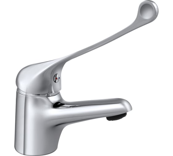 Изображение товара Смеситель для умывальника СЛАВЕН с литым изливом локтевой, одноручный СЛ-ОД-Х10