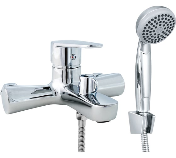 Изображение товара Смеситель для ванны СЛАВЕН с коротким литым изливом, переключатель флажковый, одноручный СЛ-ОД-Л30