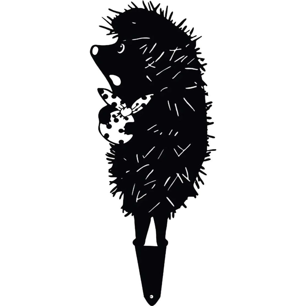 Изображение товара Садовый декор СКП Ежик в тумане из стали 350х200 мм