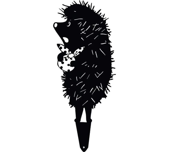 Изображение товара Садовый декор СКП Ежик в тумане 350х220 мм, сталь 1.5 мм СД-055