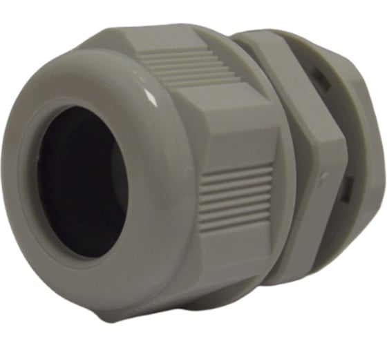 Изображение товара Кабель-ввод KLR KG-M25-16 полиамидный M25x1.5/9...16mm/Серый (упак=50шт) 0701010