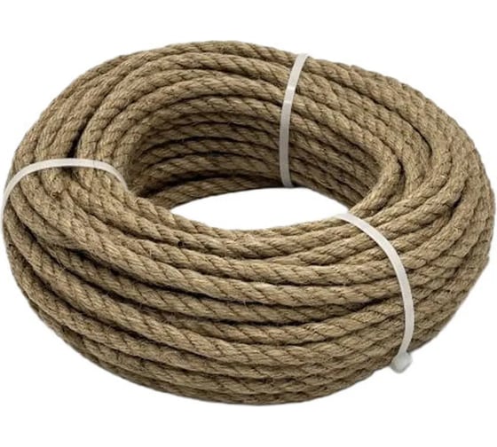 Изображение товара Джутовая веревка STARFIX 6 мм, 20 м SMP-45266-20