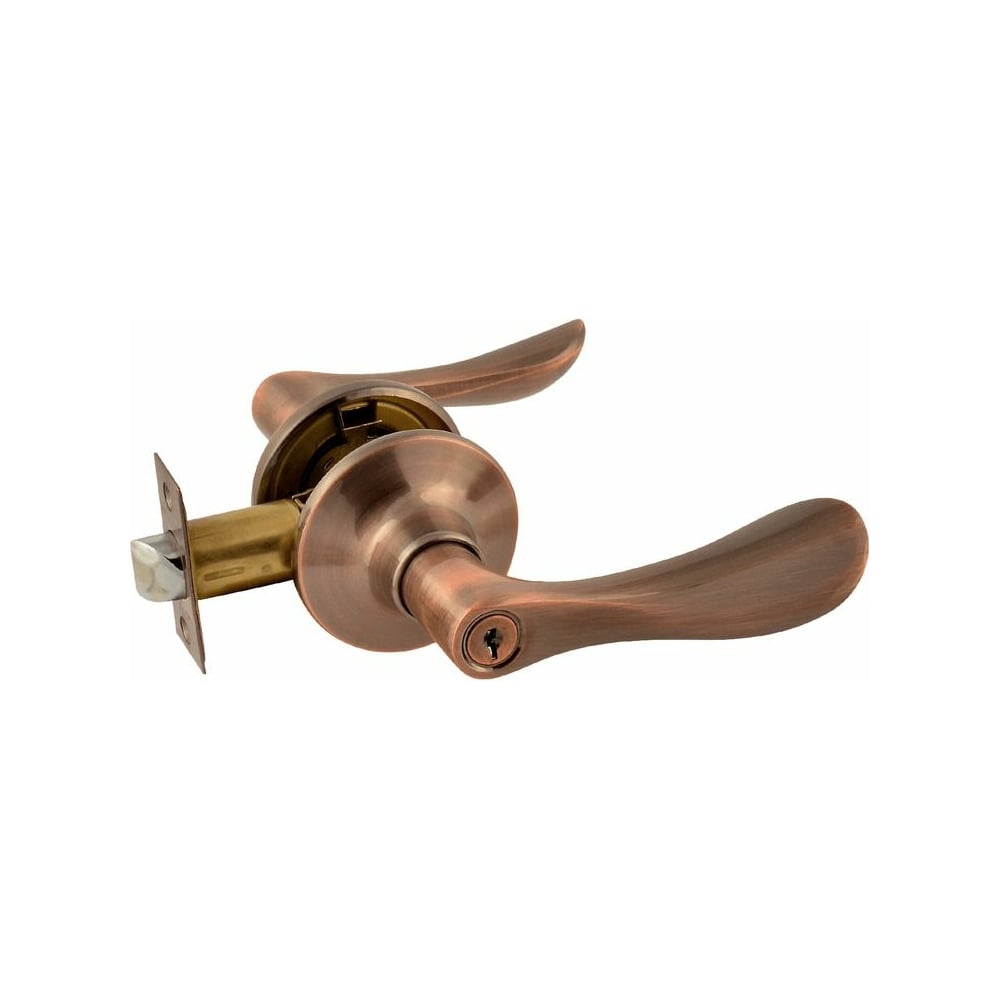 Изображение товара Ручка-защелка НОРА-М ЕСО старяма медь ЗВ3-01-Э для межкомнатных дверей