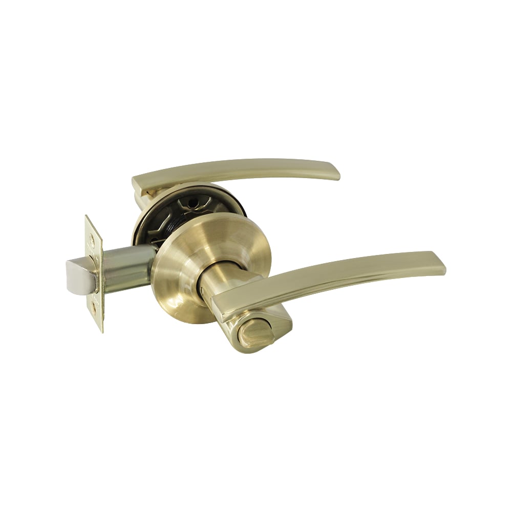 Изображение товара Ручка-защелка НОРА-М матовое золото ТТ14-03 для межкомнатных дверей