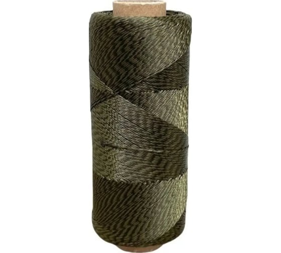 Изображение товара Полиамидная крученая нить STARFIX 0.8 мм, хаки, 250 м SMP-36006-250