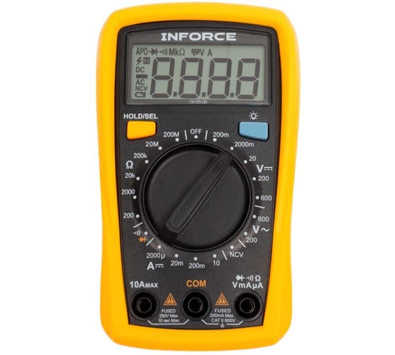 Изображение товара Портативный мультиметр Inforce + прозвонка 01-05-05