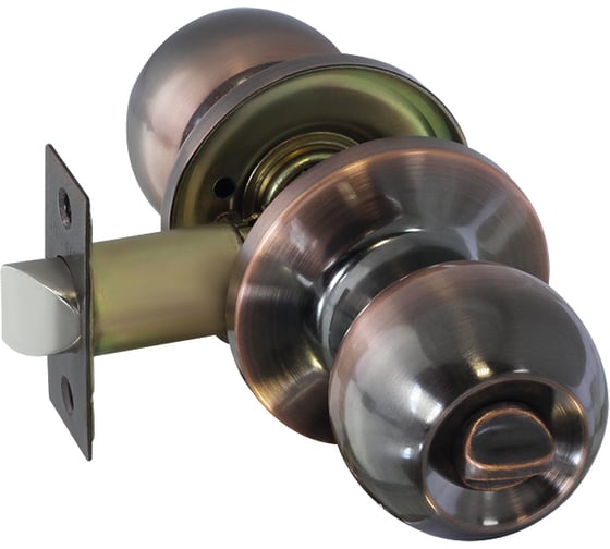 Изображение товара Ручка-защелка НОРА-М NEW стар.медь ЗШ-03 фикс. 15693