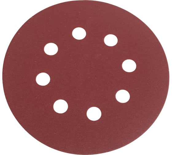 Изображение товара Круг шлифовальный на липучке, дерево/металл 125 мм, Р320, 25 шт МАНКОР 125.Р320.LWM25