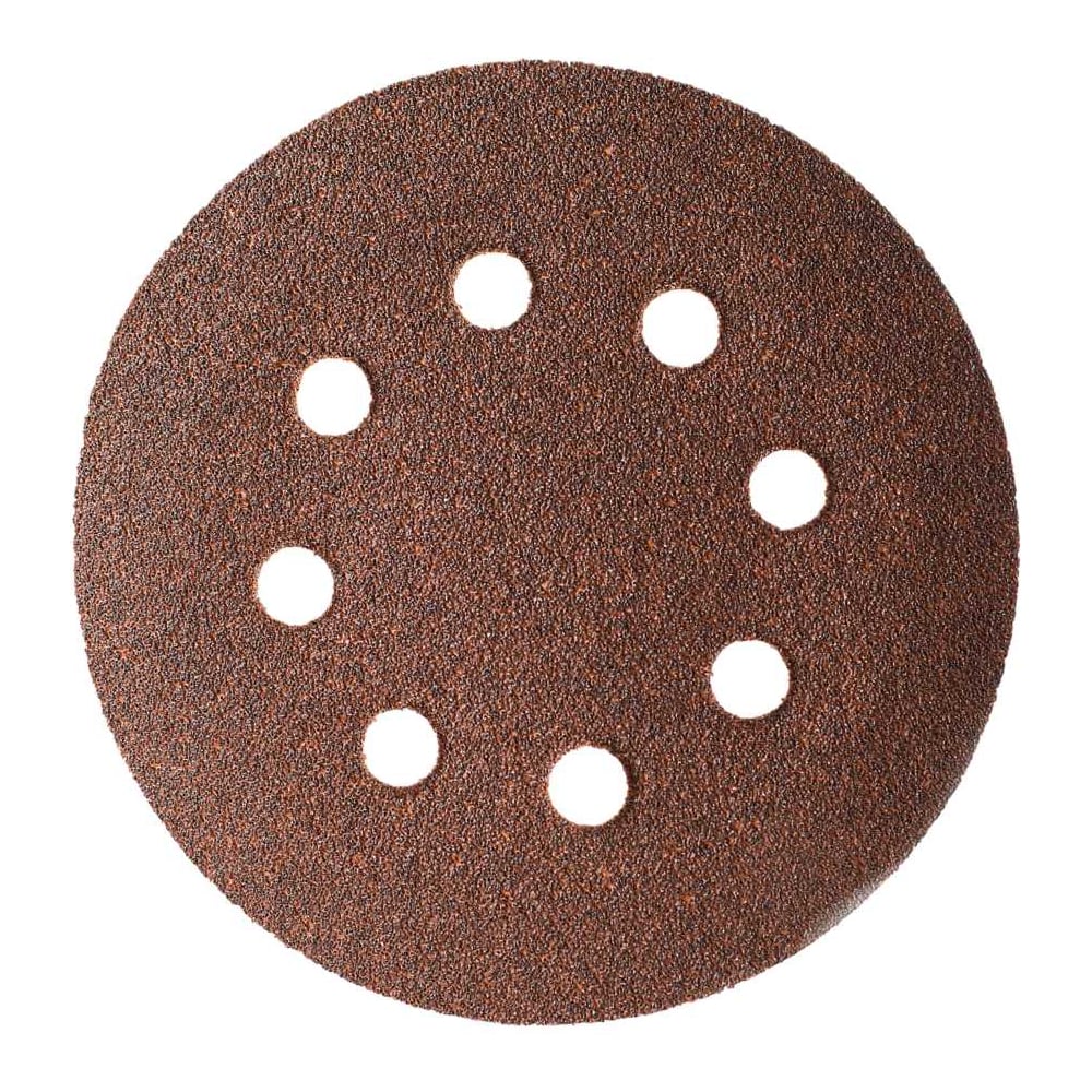 Изображение товара Круг шлифовальный на липучке 125 мм МАНКОР 80 зернистость, 25 шт