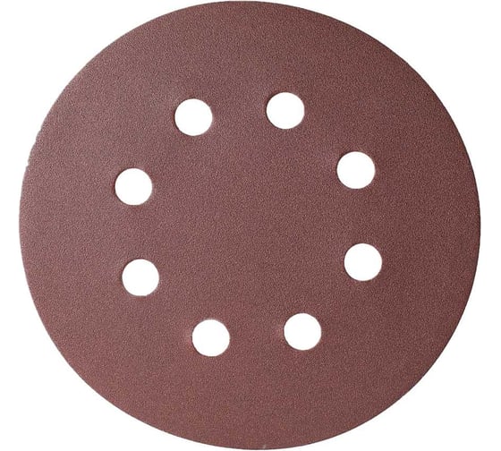 Изображение товара Круг шлифовальный на липучке, дерево 125 мм, Р600, 25 шт МАНКОР 125.Р600.LW25