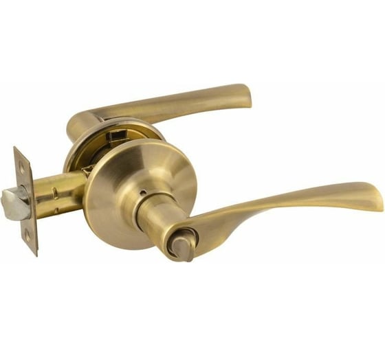 Изображение товара Межкомнатная защелка НОРА-М ЕСО стар.бронза ЗВ2-03-Э фикс. 14397